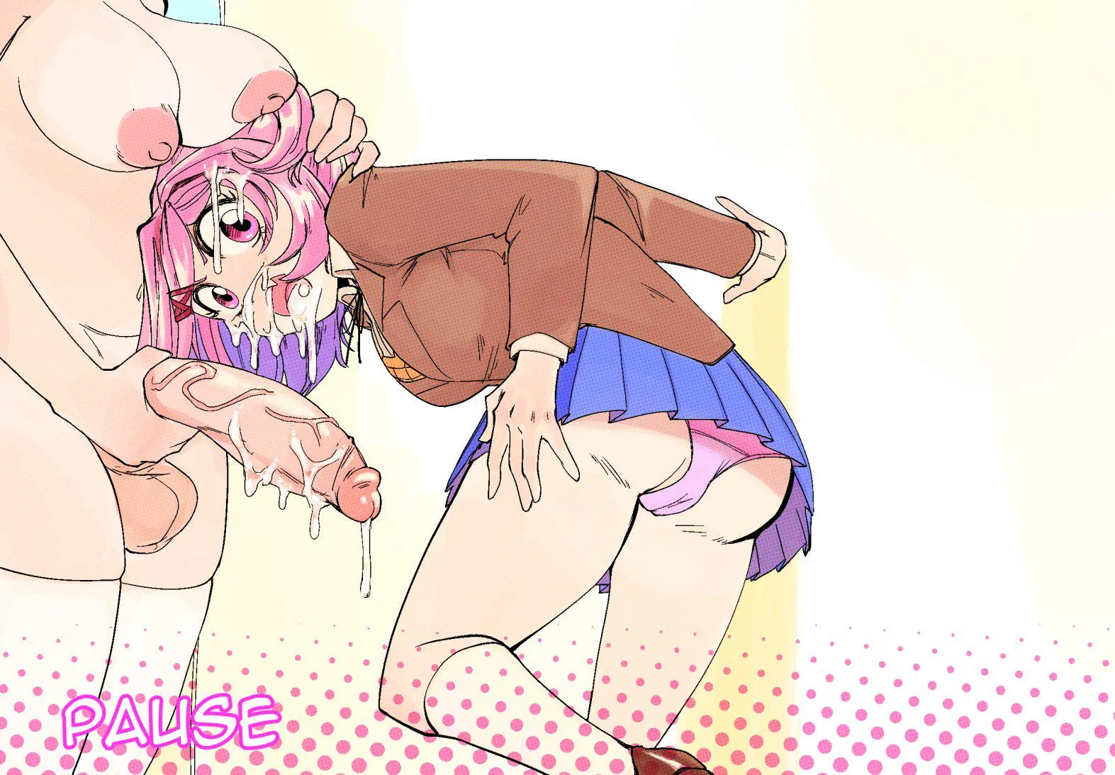 Monika abusing her admin powers artist (box_chan_)