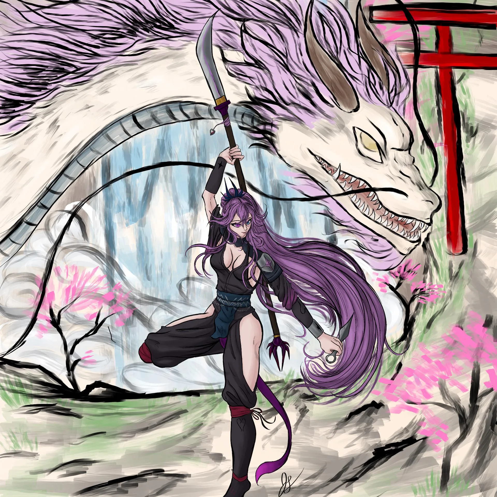 My entry from the Cotton in Japan art challenge