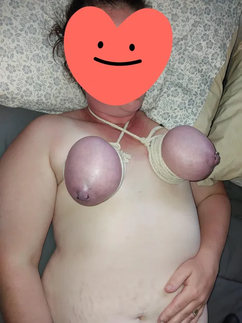 My tits look so small and purple when they are actually big