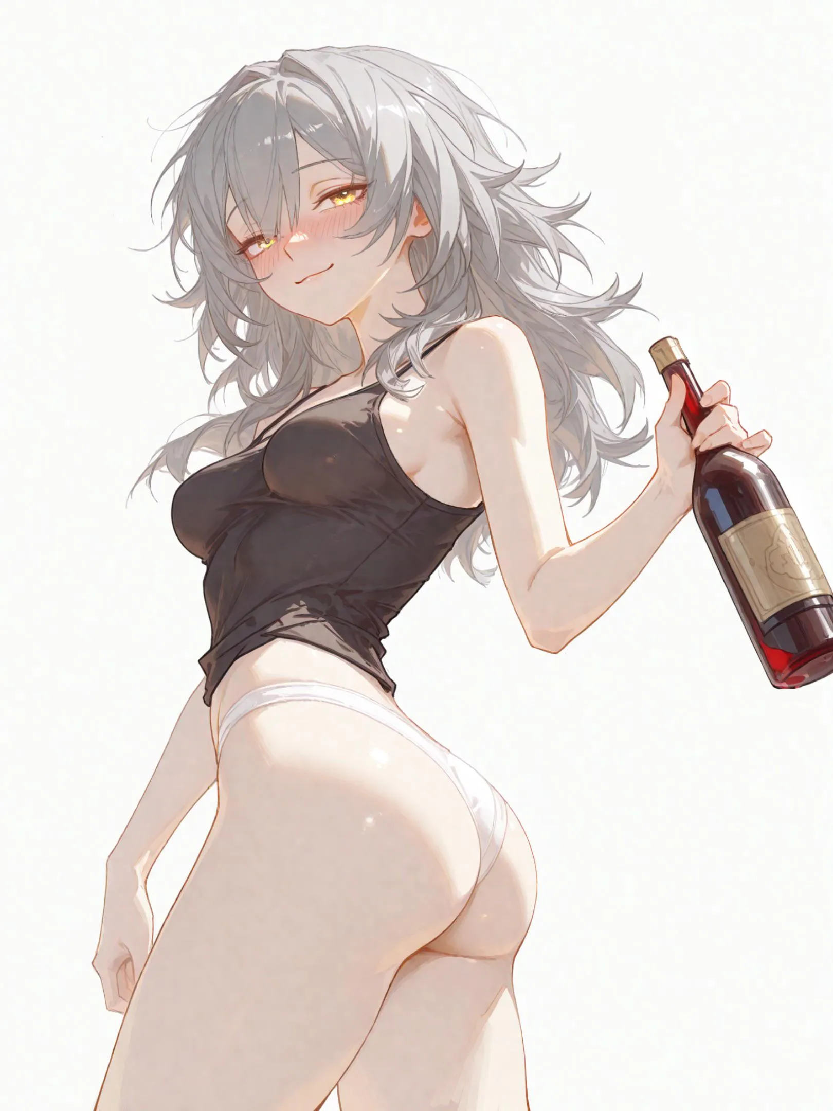 Stelle and a bottle of wine (Tarqota)