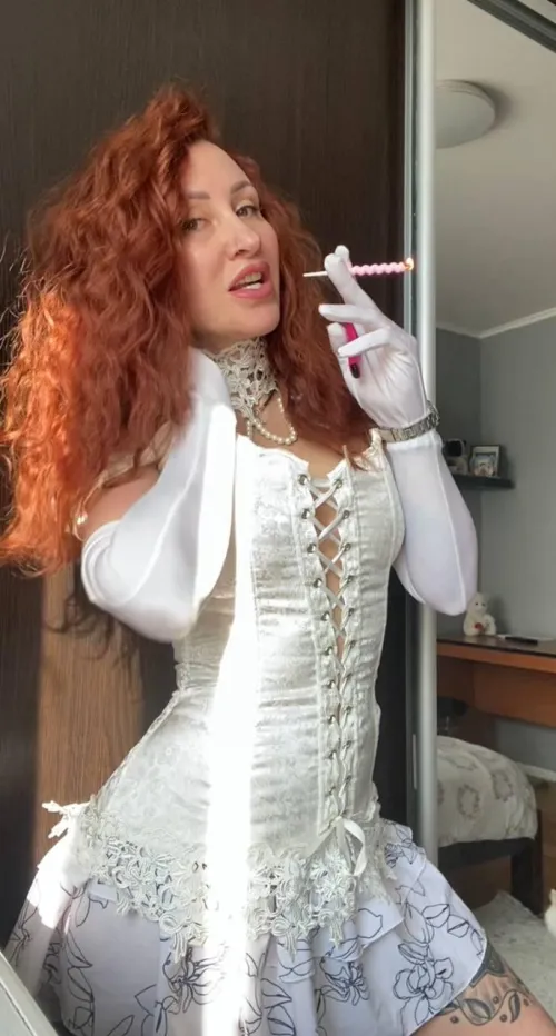 What could be better than a hot mommy in a corset