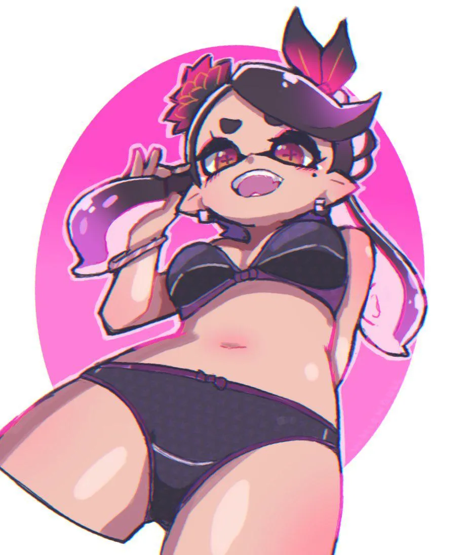 Callie notices you all alone, while she’s in her lingerie~ [Whichdoll]