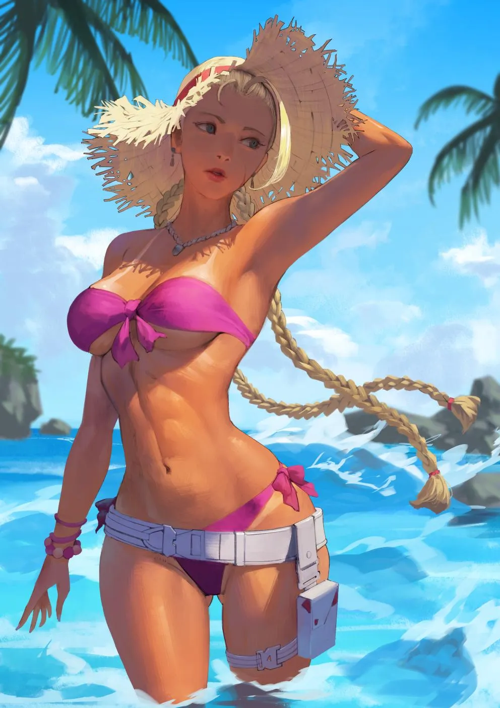 Cammy White at the Beach [Street Fighter 6]