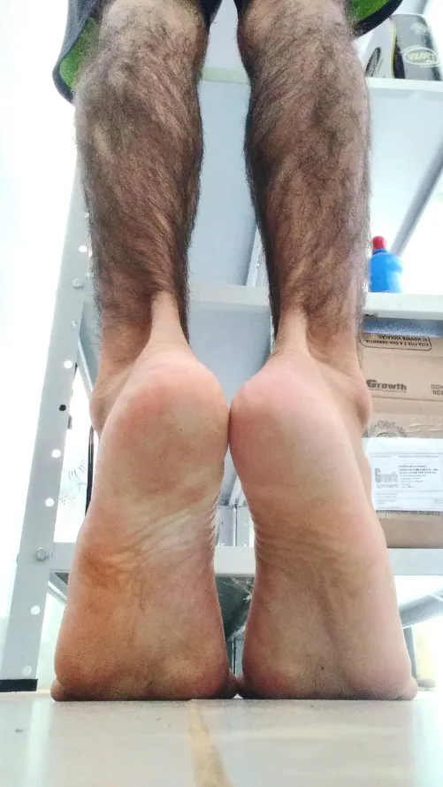 Dude, why is your dick hard? Forget it and help me get the box up here.