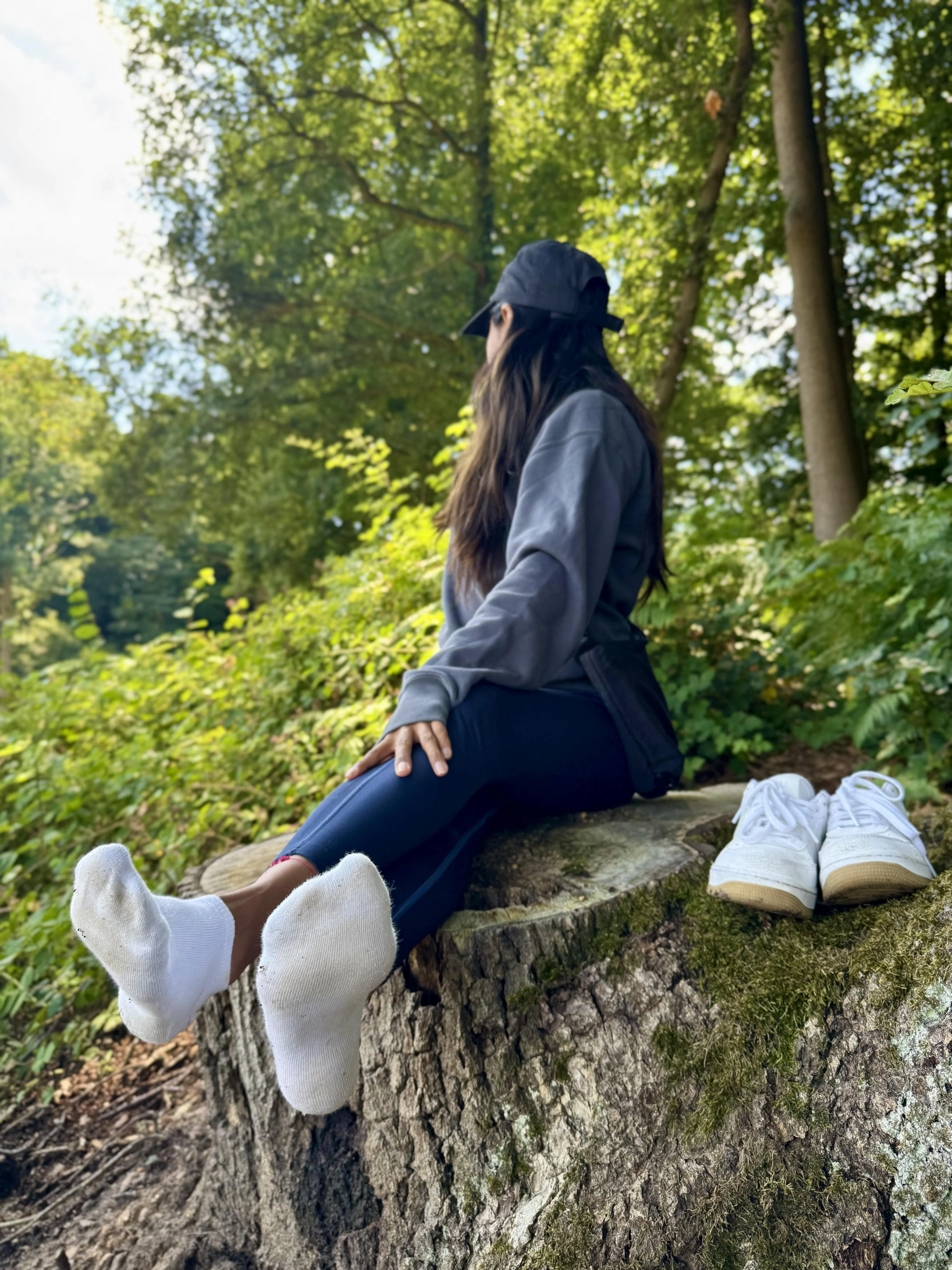 [F] permission to sniff my socks during the hike granted