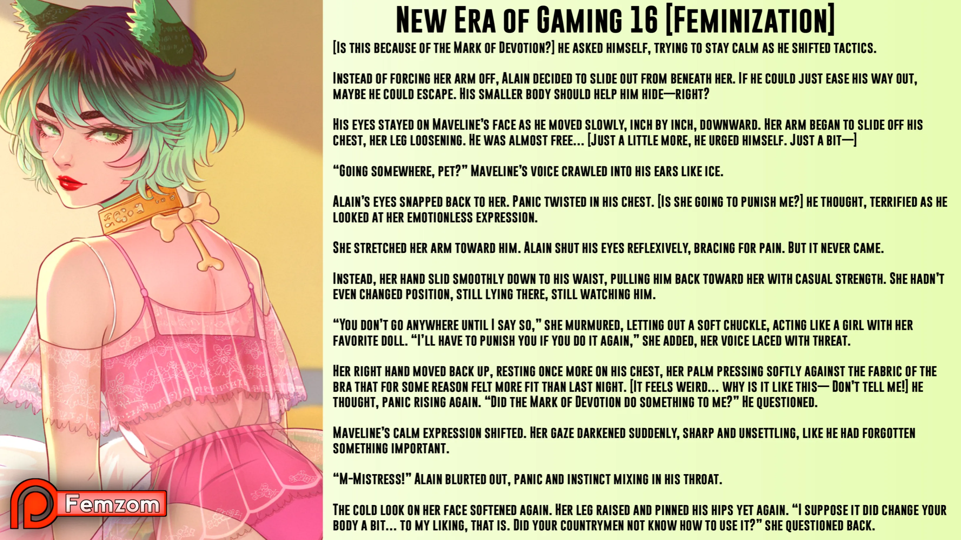 New Era of Gaming 16 Feminization Caption