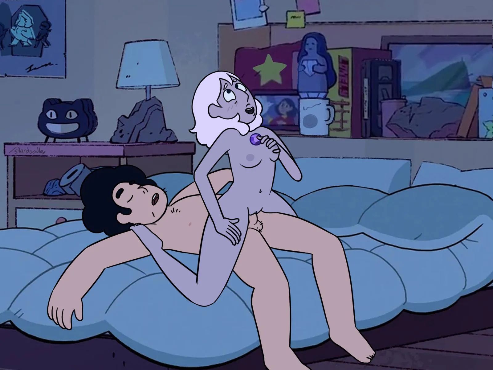 Steven's too tired to tell the difference