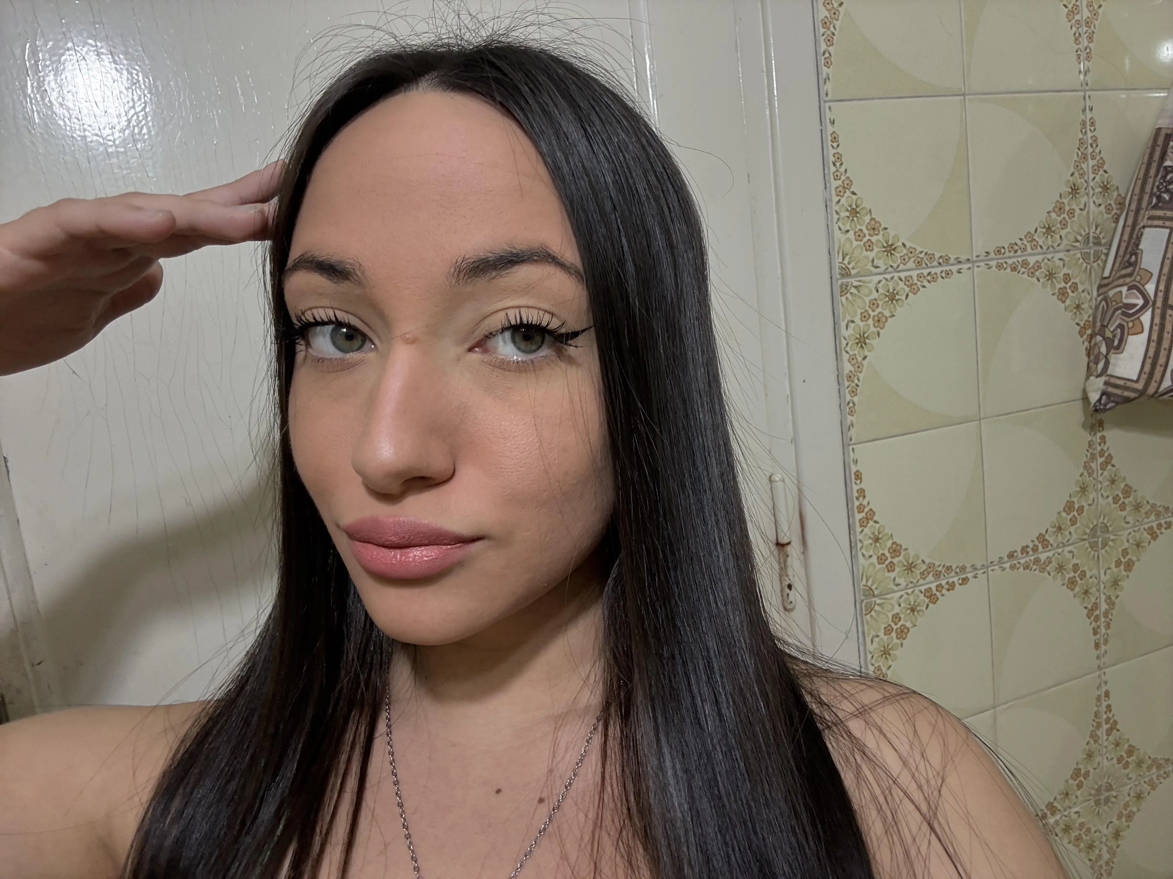 thinking about putting pigtails in my hair