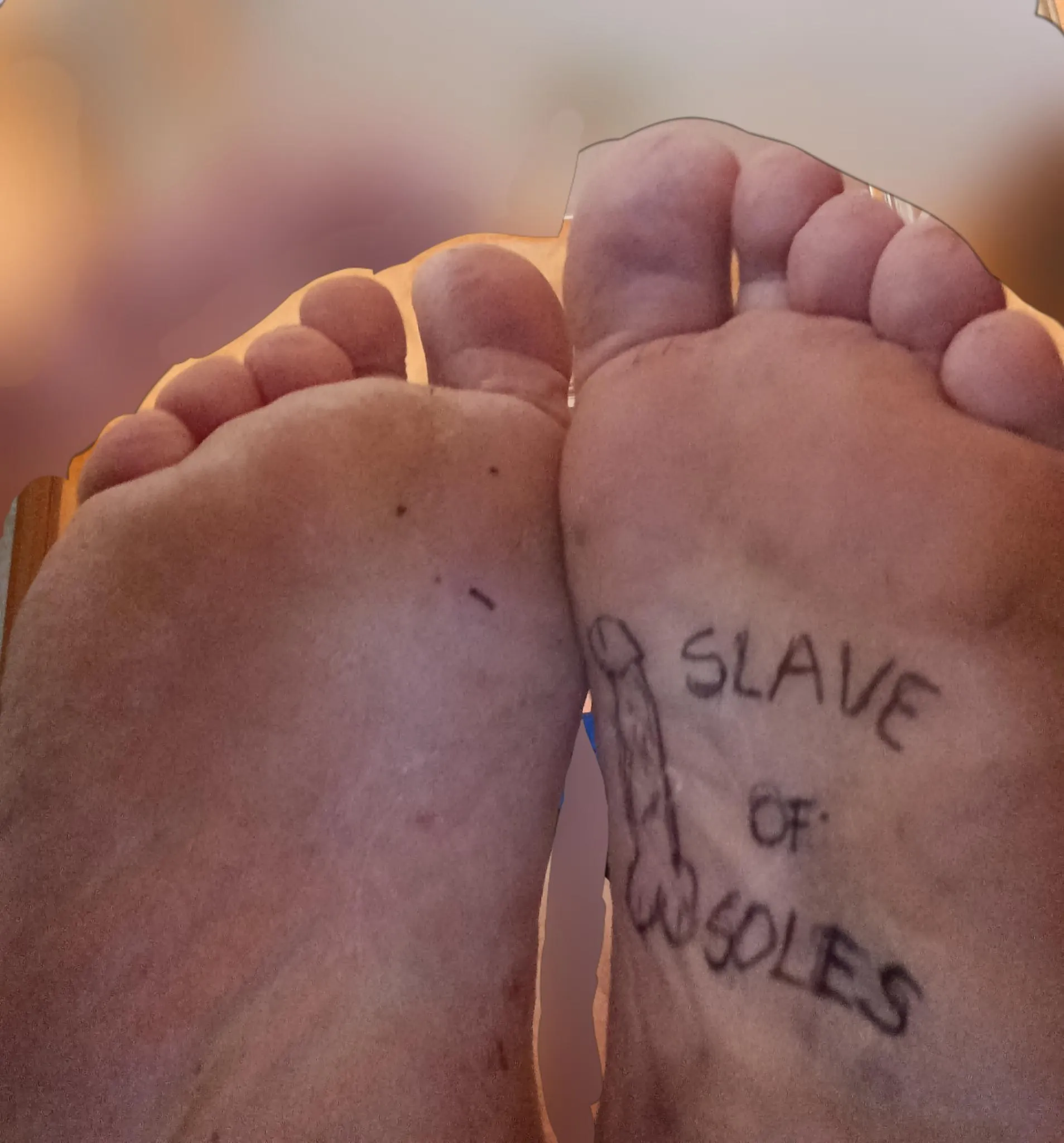 Want to see more of my big stinky soles? DM me for more
