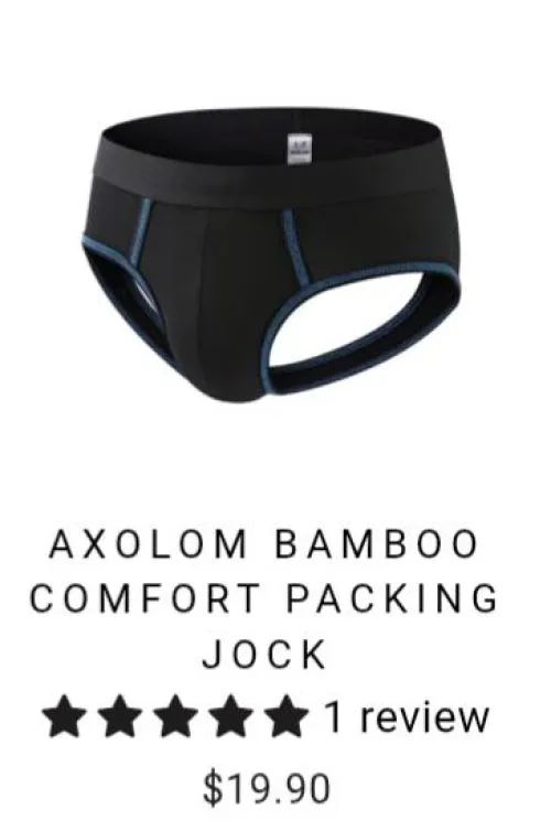 Anyone have reviews for the axolom comfort jockstrap? (Image below)