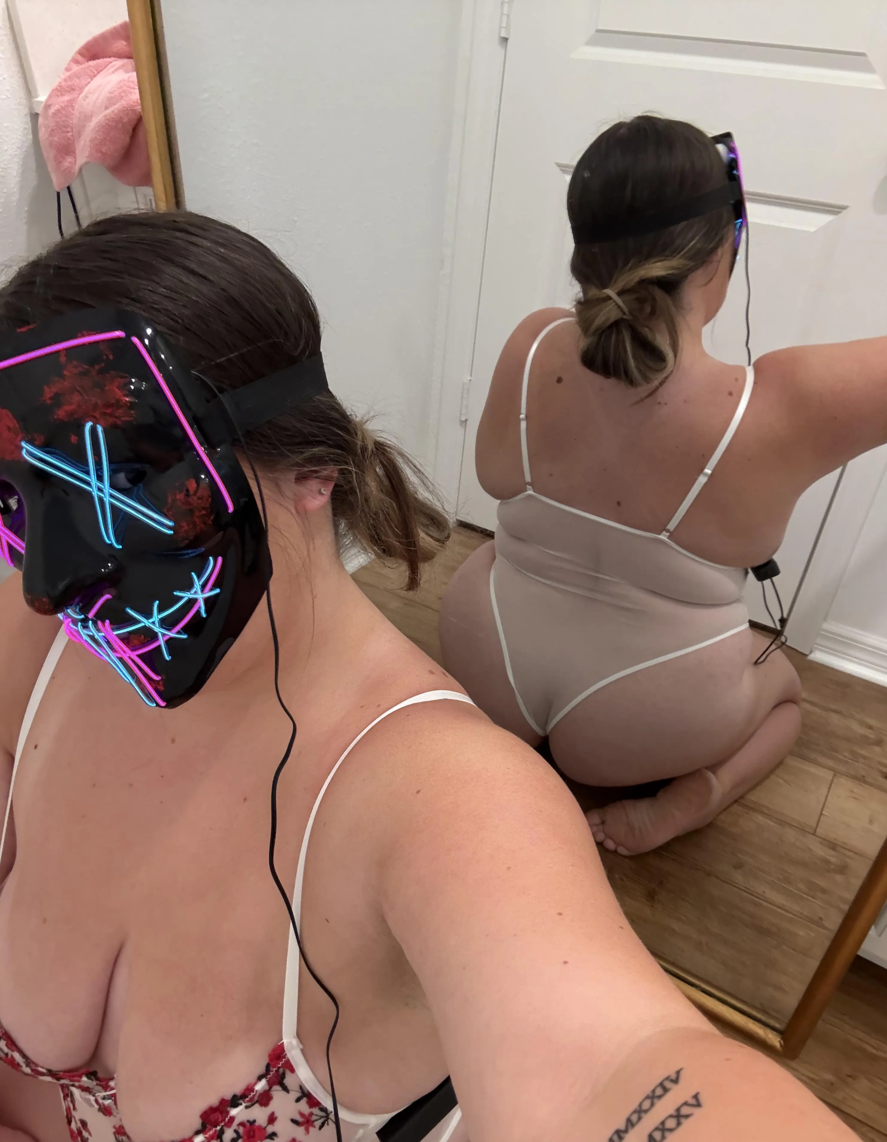 Tight lace, tighter ass