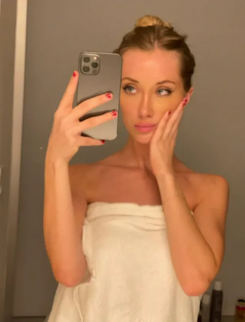 I just got dried up, feeling fresh again.