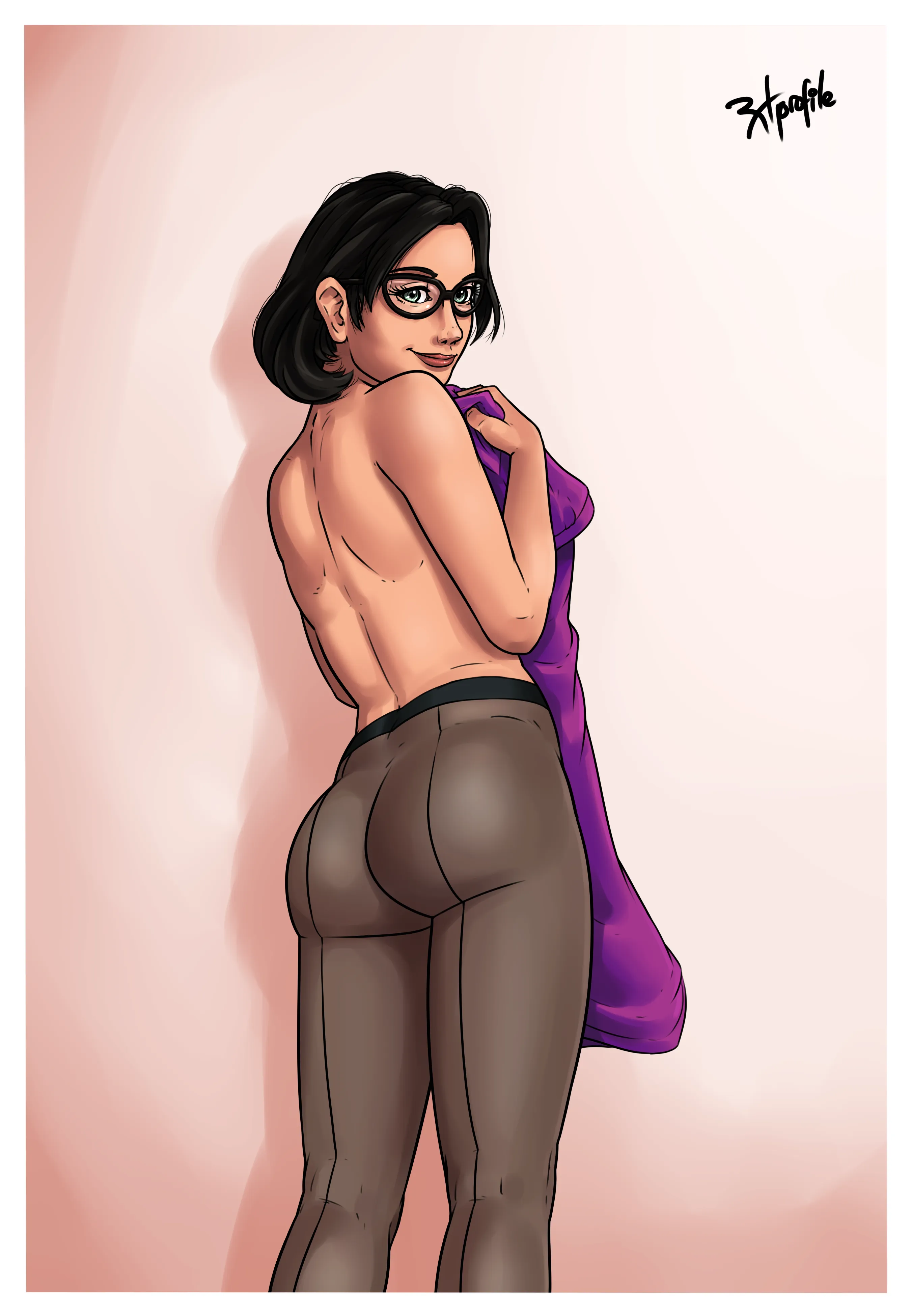 Miss Pauling undressing by radprofile