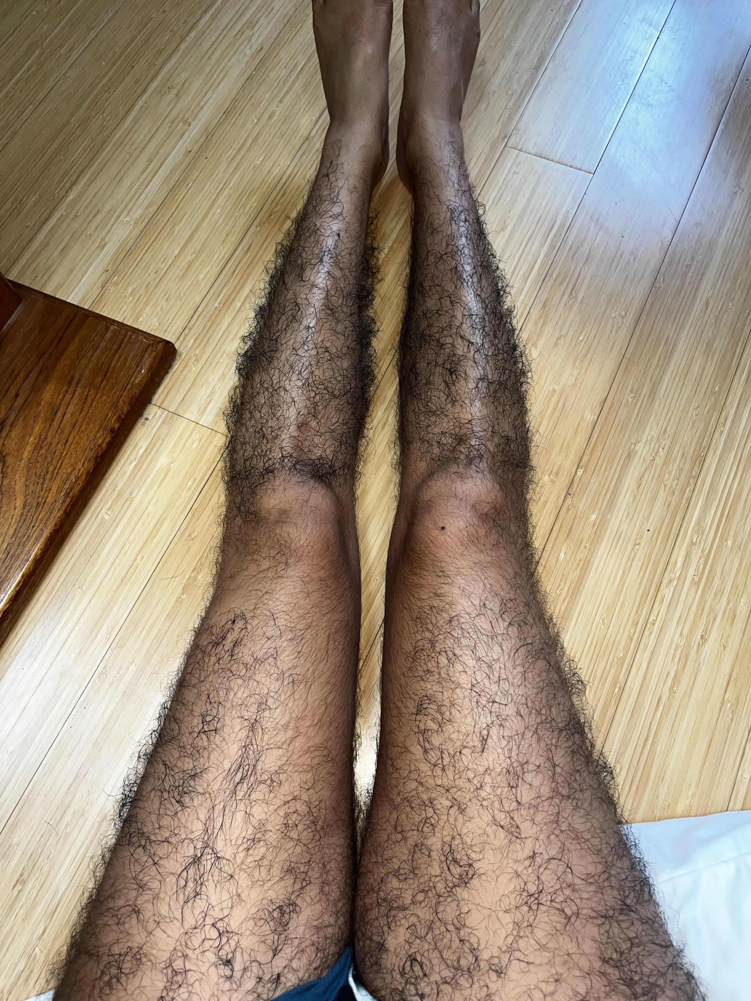 My family freaked out when I sent them this picture and they demanded I shave 😞