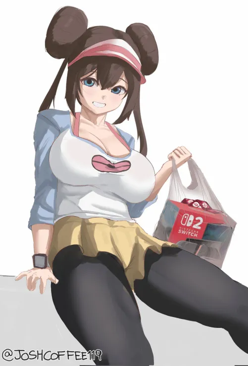 Rosa giving you a gift (By me)