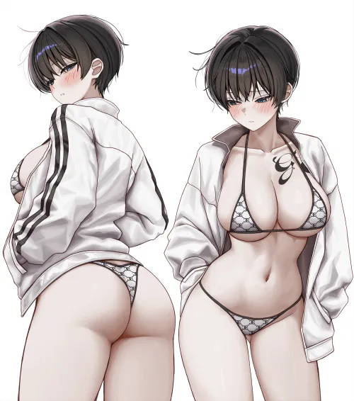 Shy to wear a swimsuit