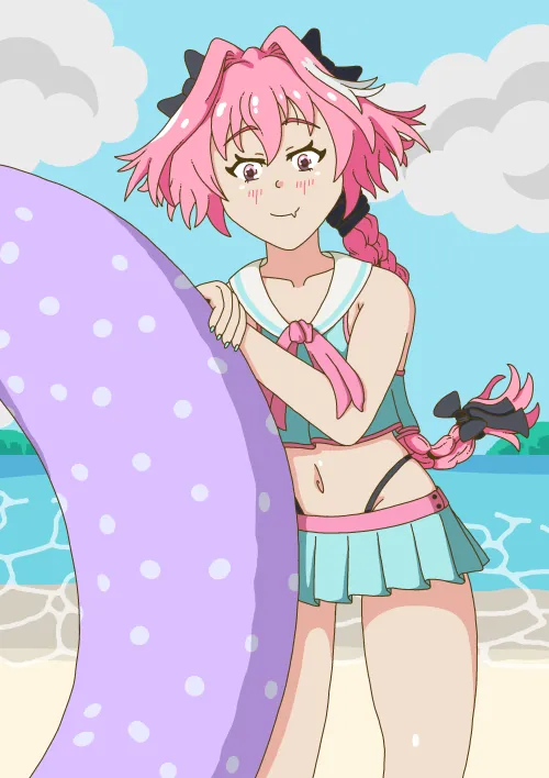 Swimtime with Astolfo