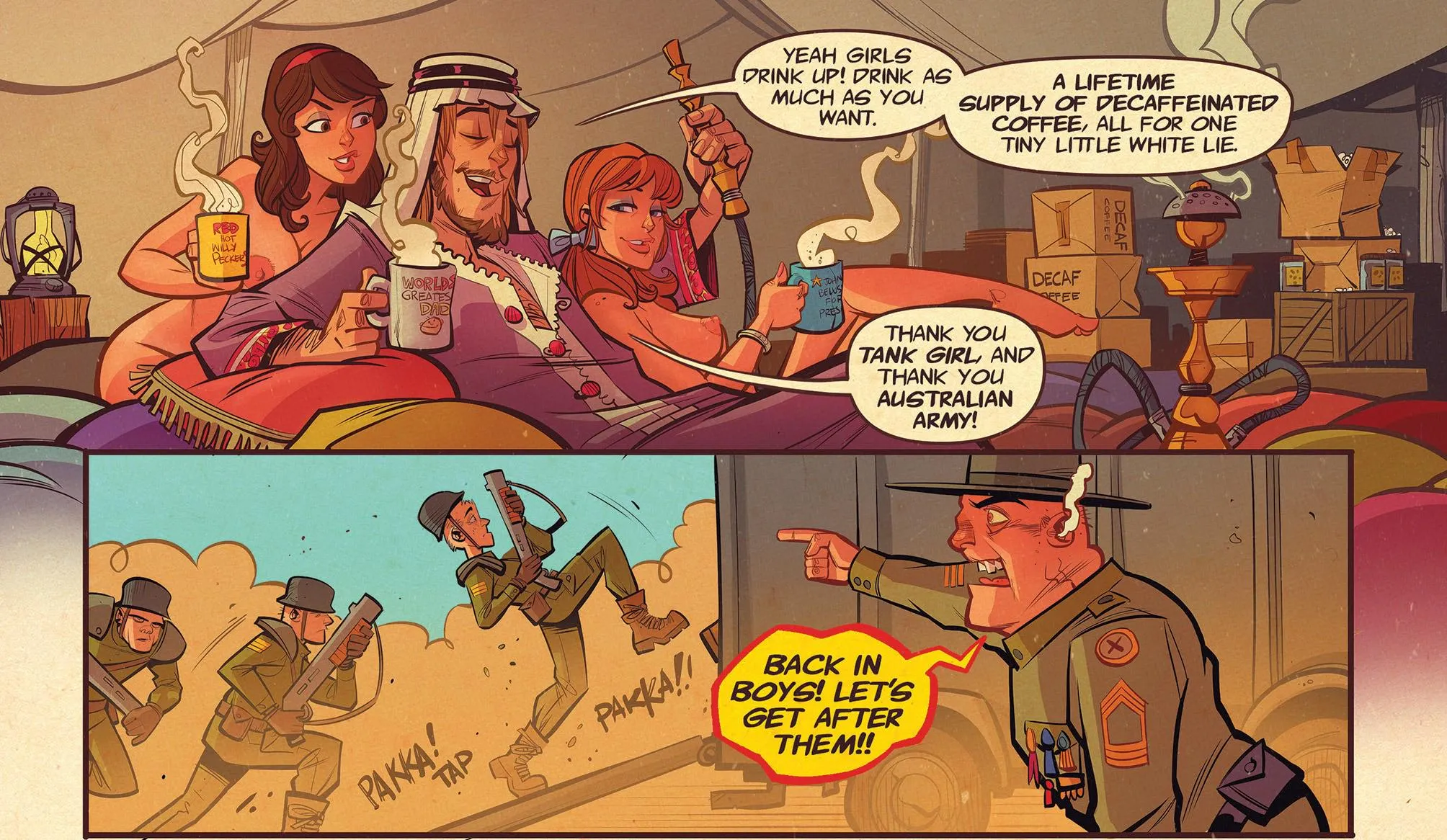 Thank you, Tank Girl, and thank you, Australian army [Tank Girl: Two Girls, One Tank]