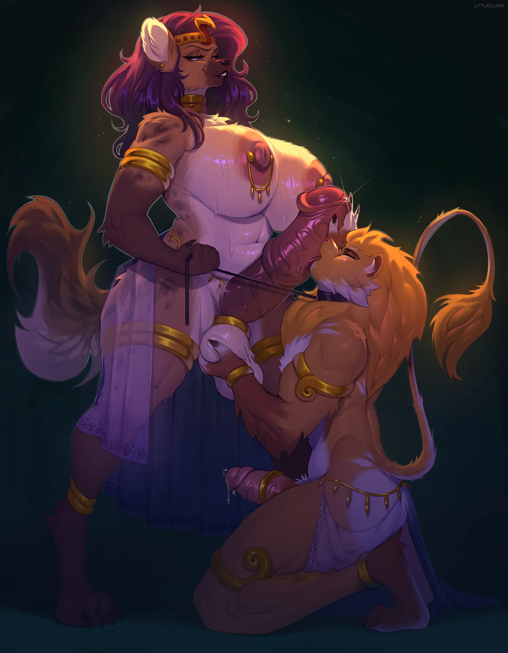 Worship her like a goddess (art by LittleClown)