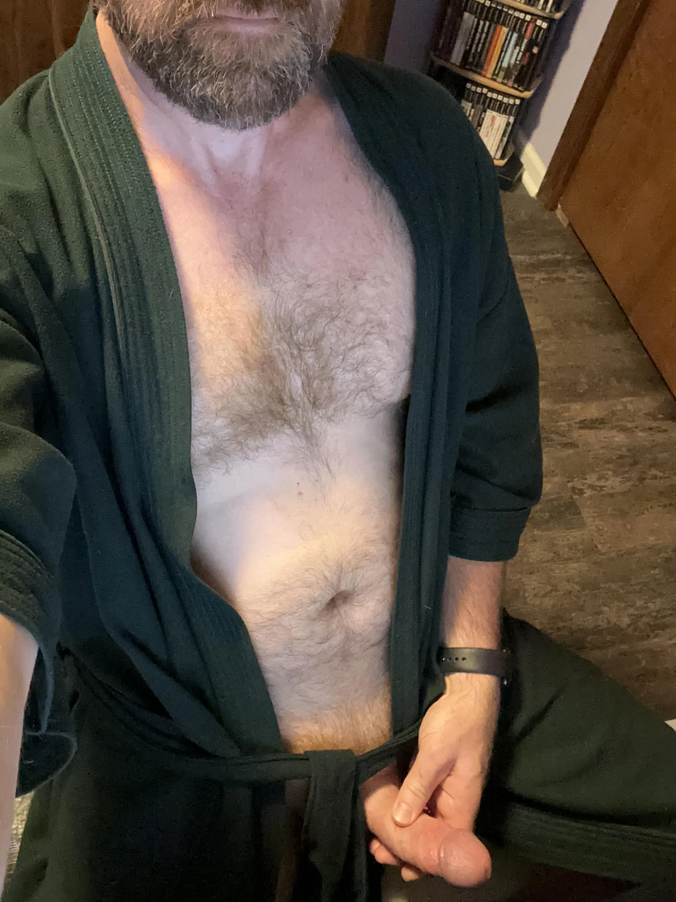 Bearded Dad with Morning Wood [50]