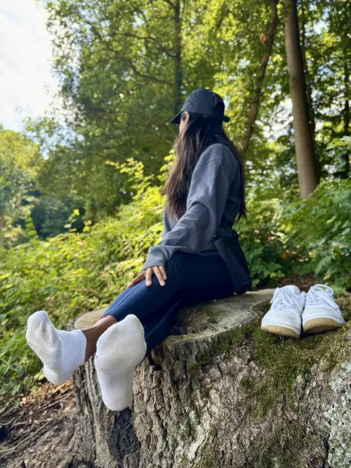 I give you permission to smell my socks during the hike in the forest