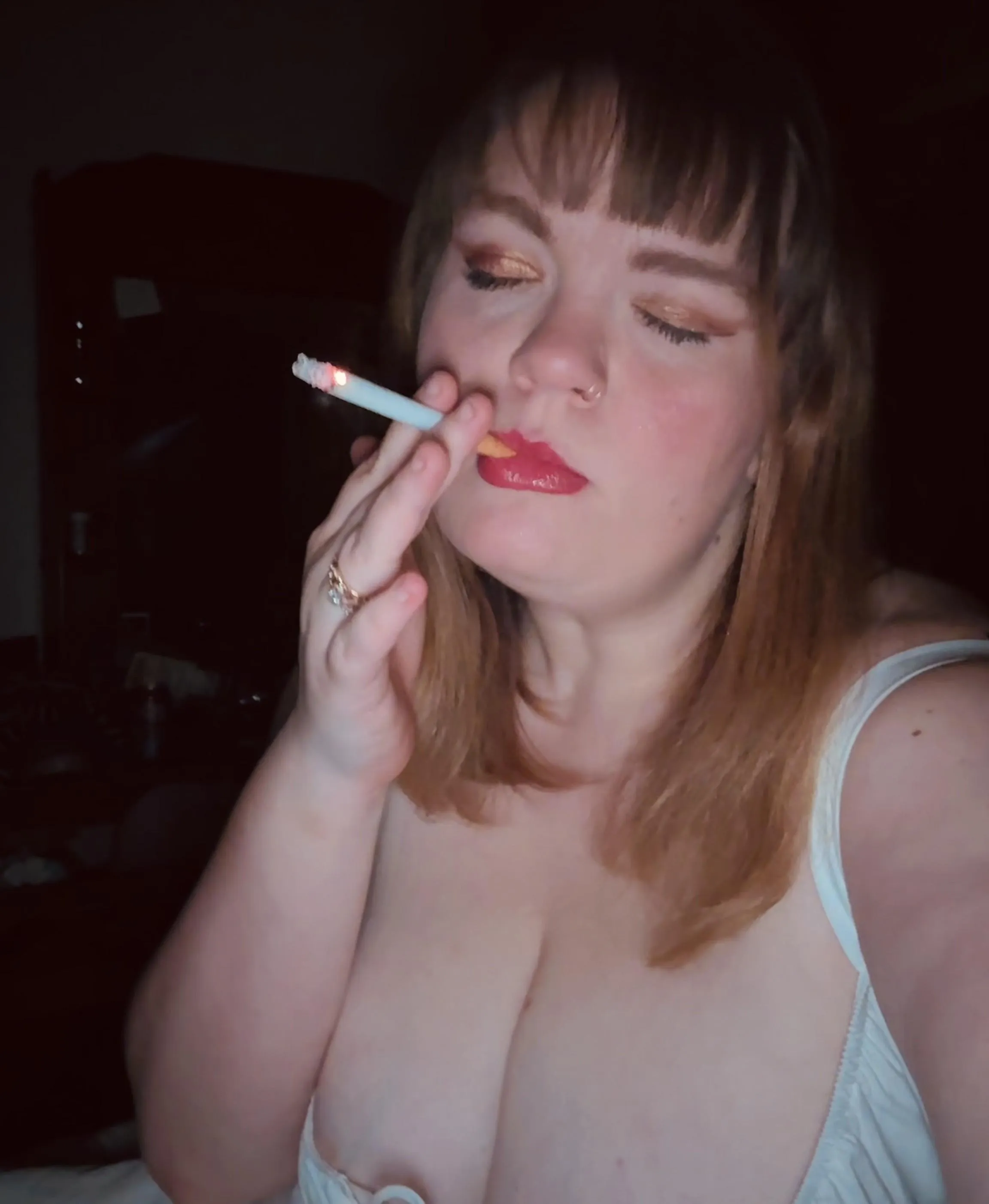 The Curious Smoking Couple