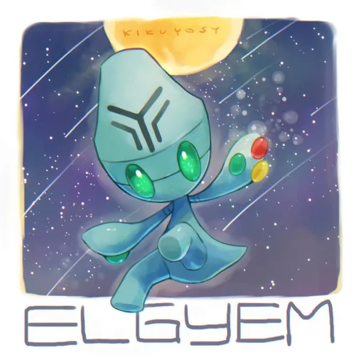 Dex #605 Elgyem || Daily pokémon posting in national dex order