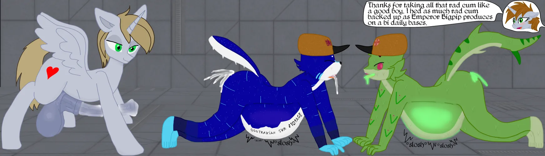 Double cumflation by two Pips (Oc)