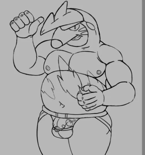 Excadrill Sketch (Artist: Done by me)