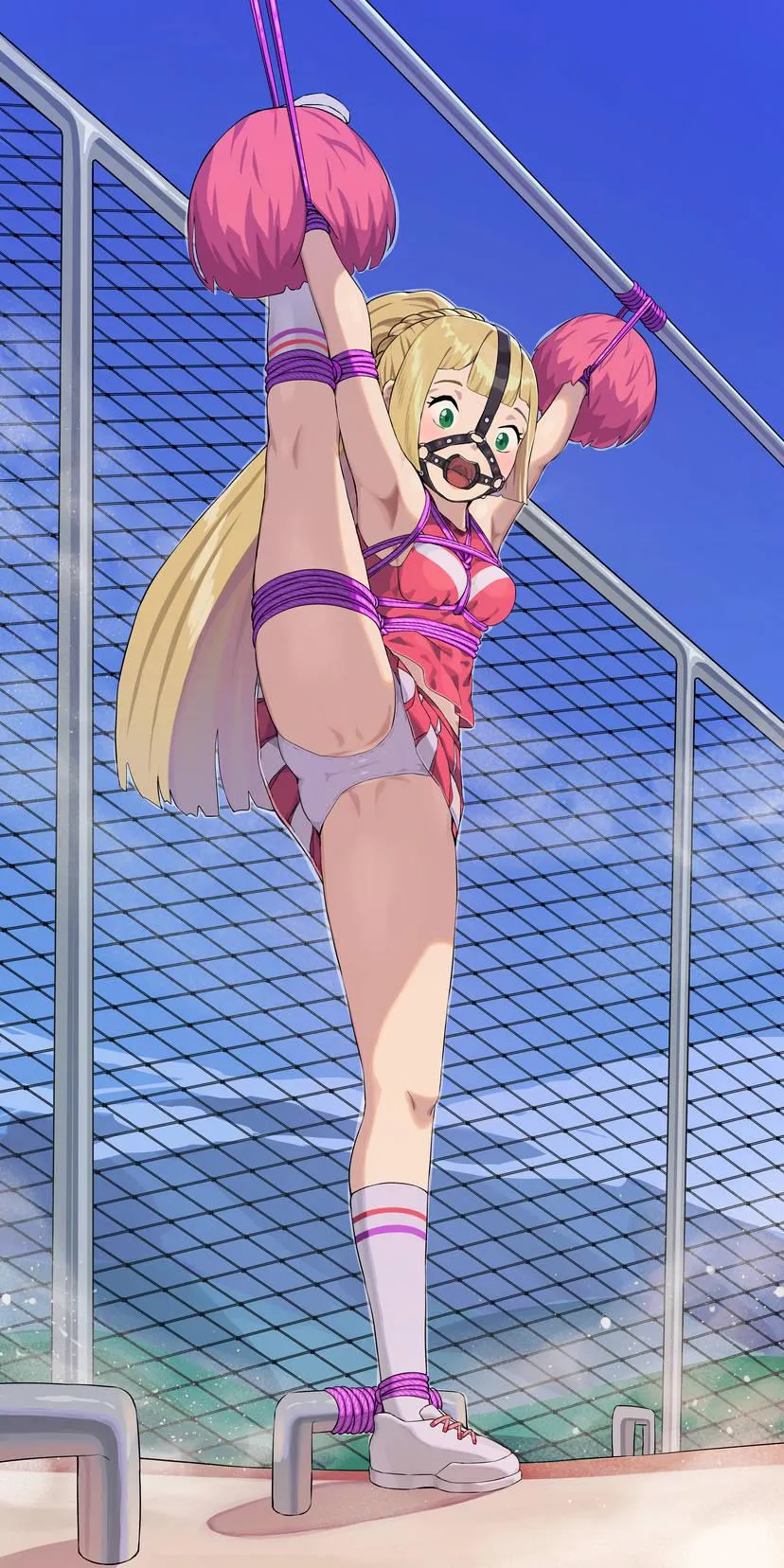 Her cheerleading wasn't good enough~