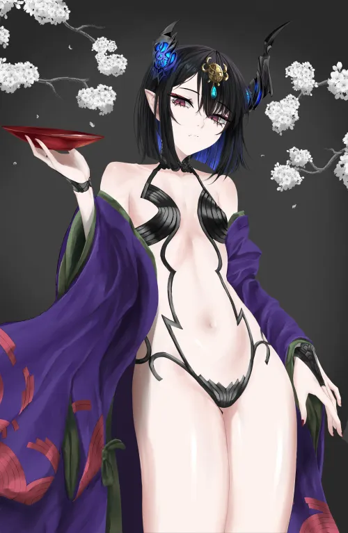 Nerissa Ravencroft x Shuten Douji (Kizuru09) [Hololive EN Advent x FGO]