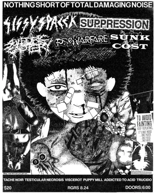 Sissy Spacek, Suppression, Sulfuric Cautery, Psywarfare, and Sunk Cost coming to Denton, Texas