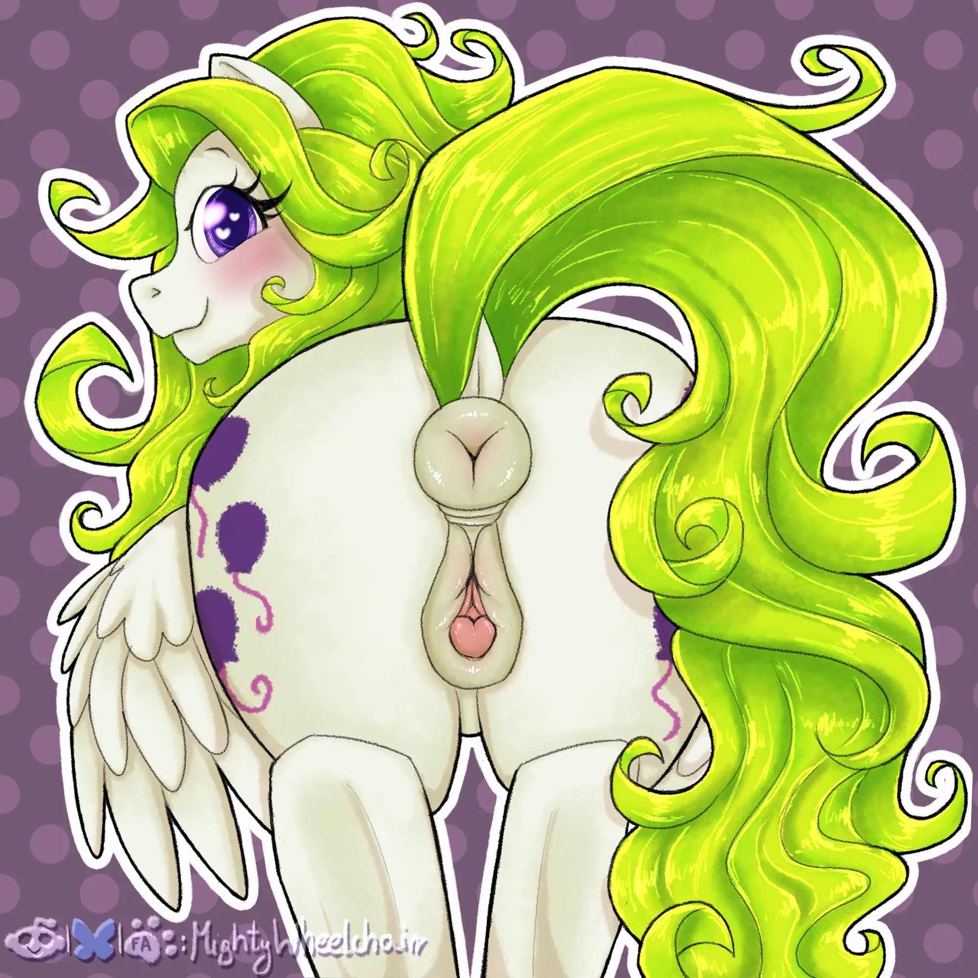 Surprise butt!!! (Art by me)