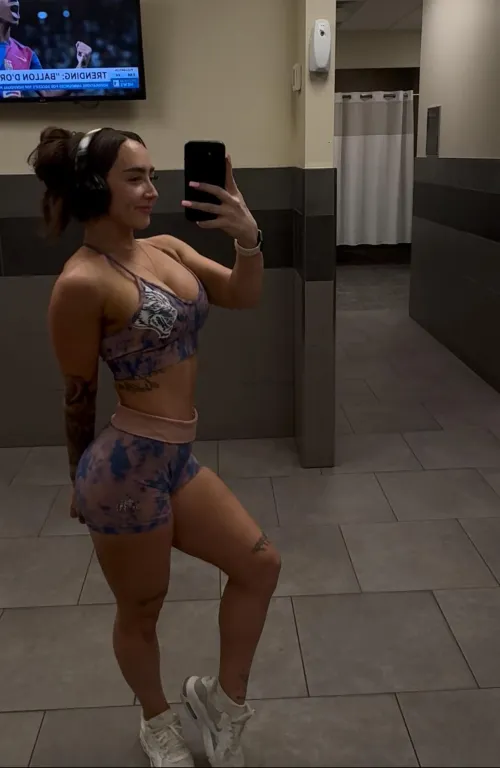 Who wants to be naughty in the gym