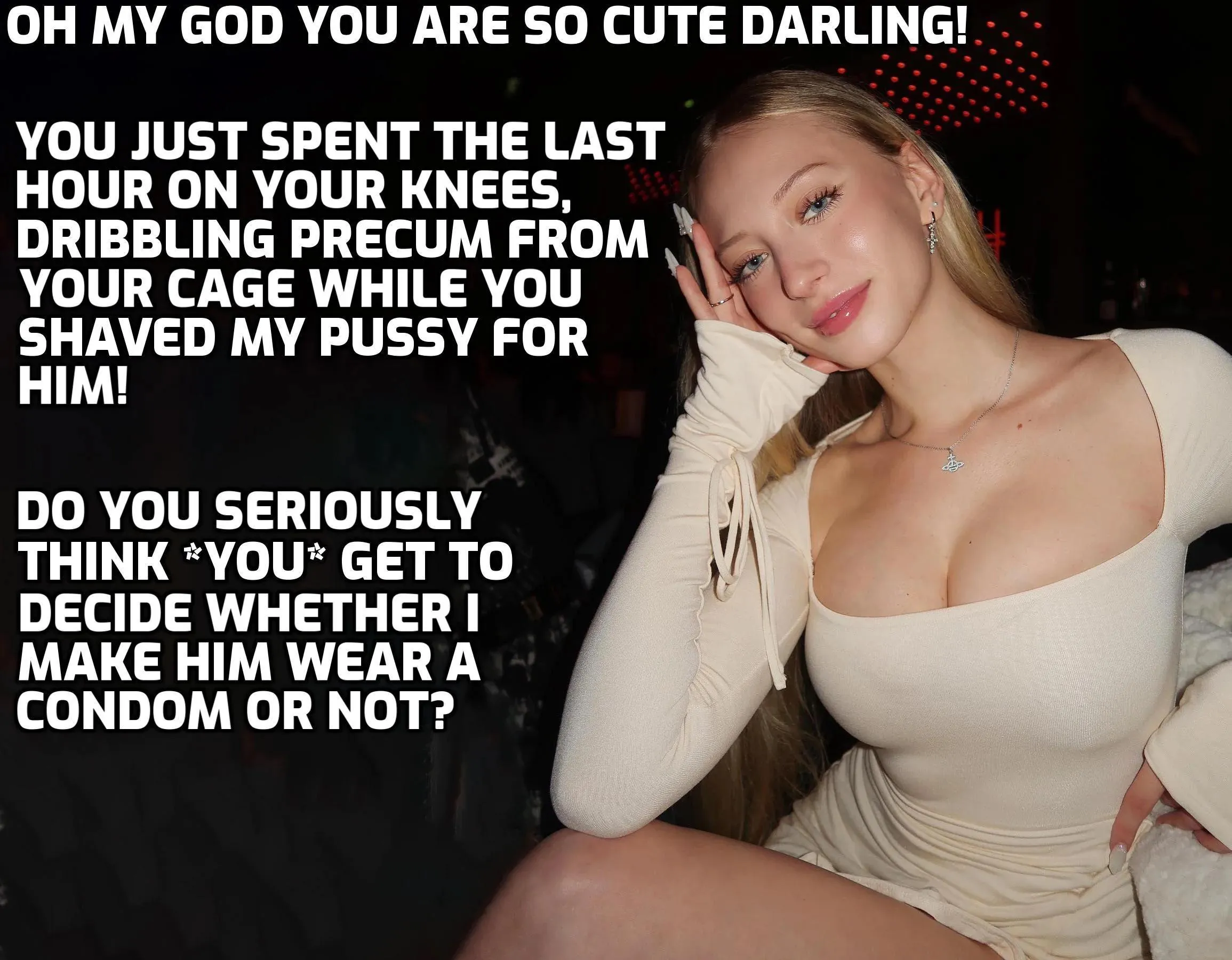 You're A Slave You Dont Decide Anything