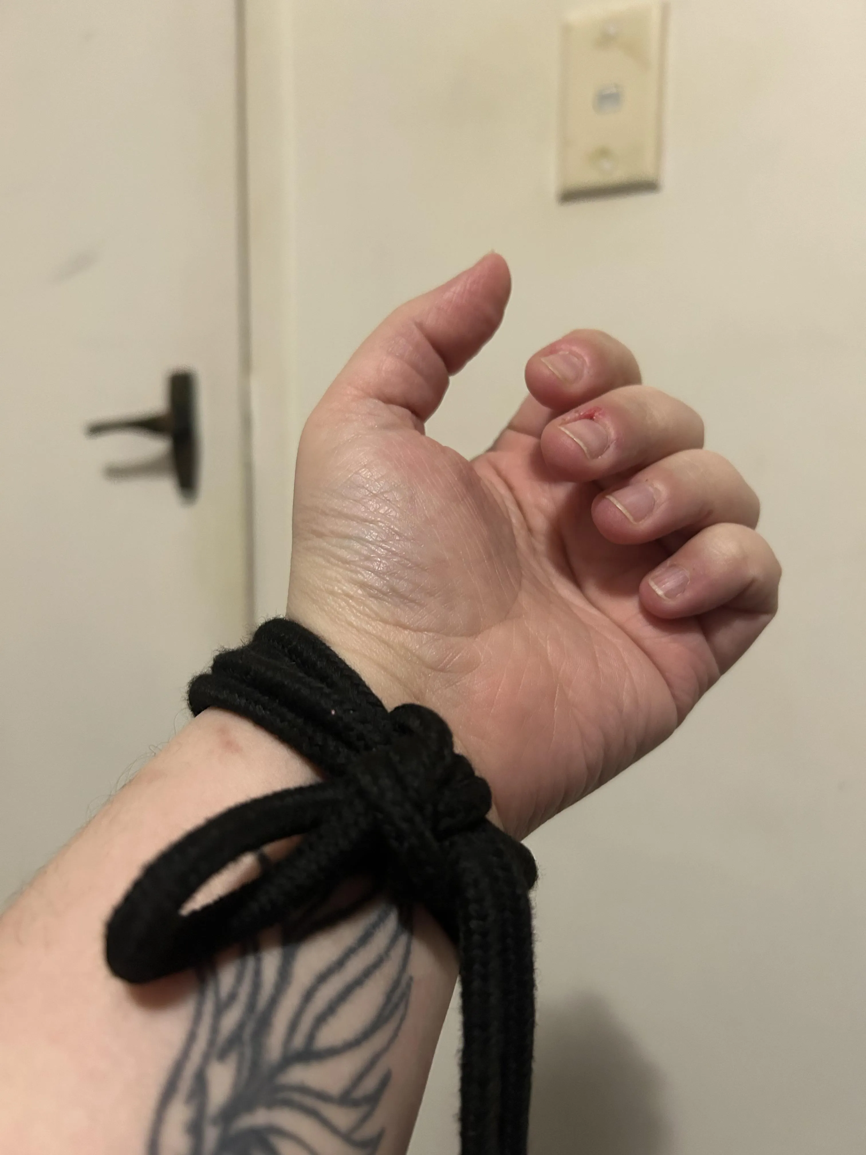 First time solo tying