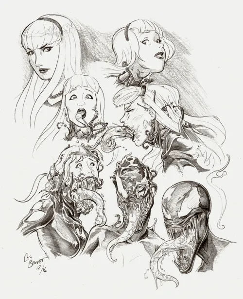 Gwenom Transformation by Chris Beaver