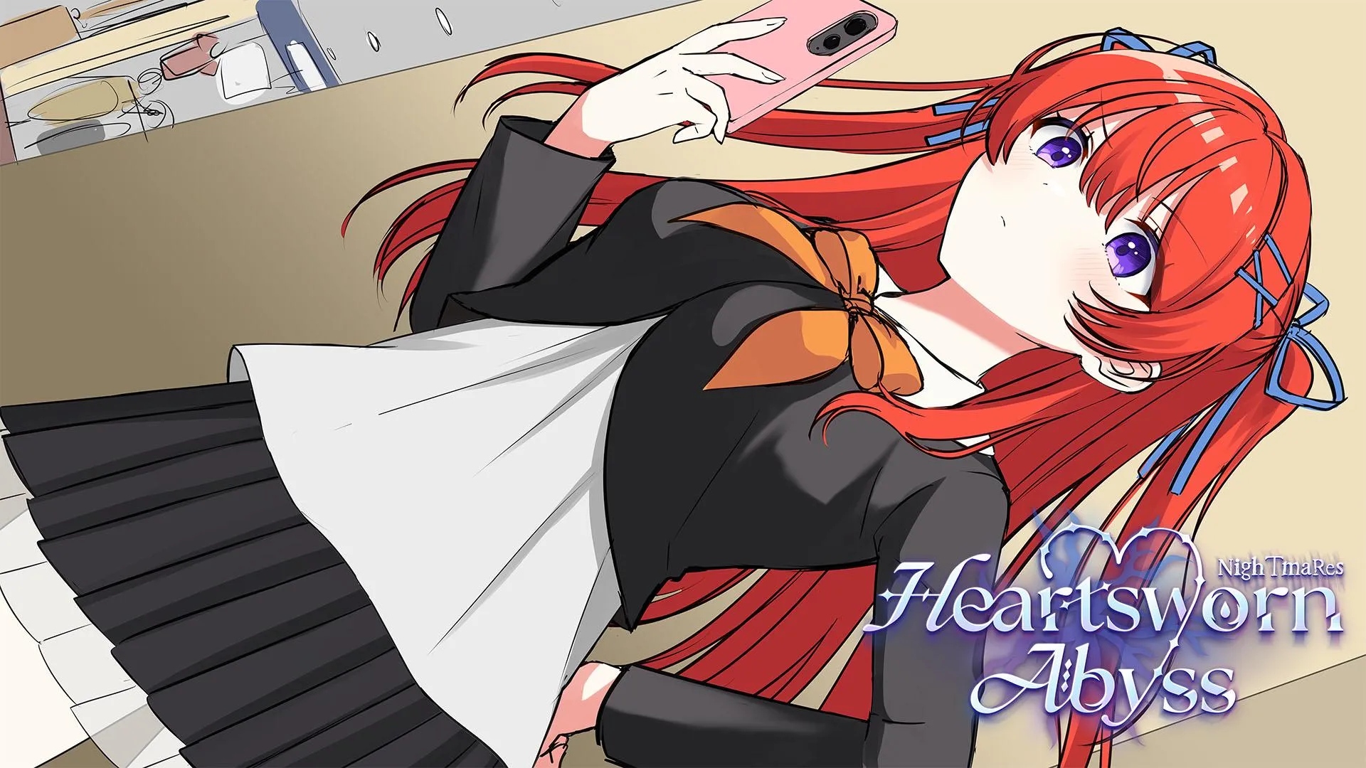 Stop! The Anti-Fun Task Force has caught you browsing naughty memes without a license! [Game: Heartsworn Abyss]