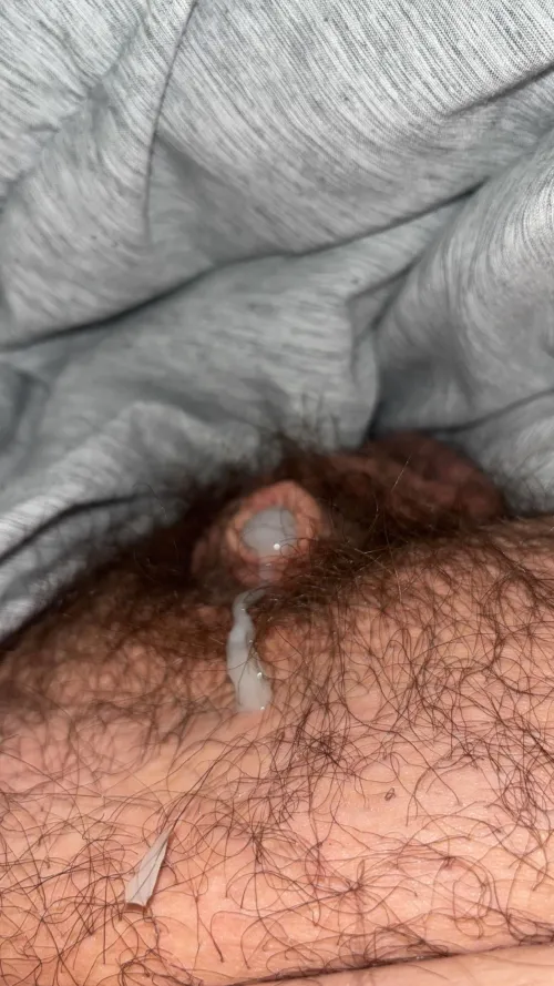 32 2in - My tiny sissy clit makes such a mess when I play with it 😩🫣🫣