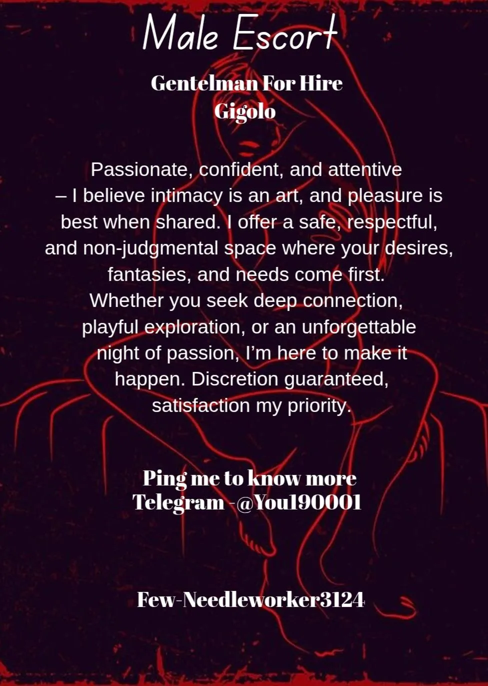 Discreet pleasure, unforgettable experiences