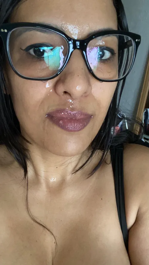 Glasses and milk, perfect!