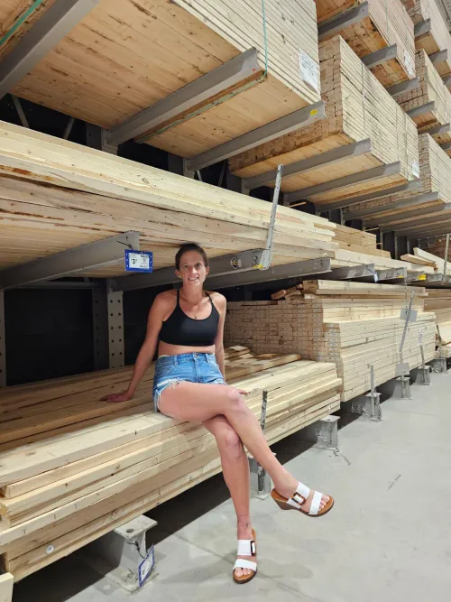 Helping hubby out with his wood