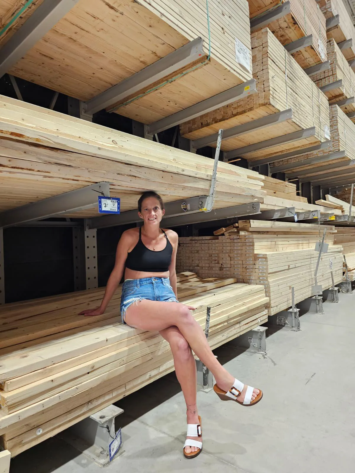 Helping hubby out with his wood