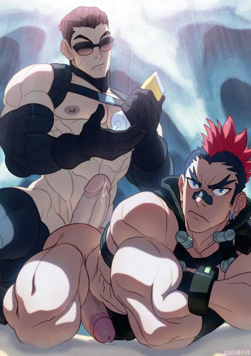 Kinagase about to take it in the ass (schizoid)