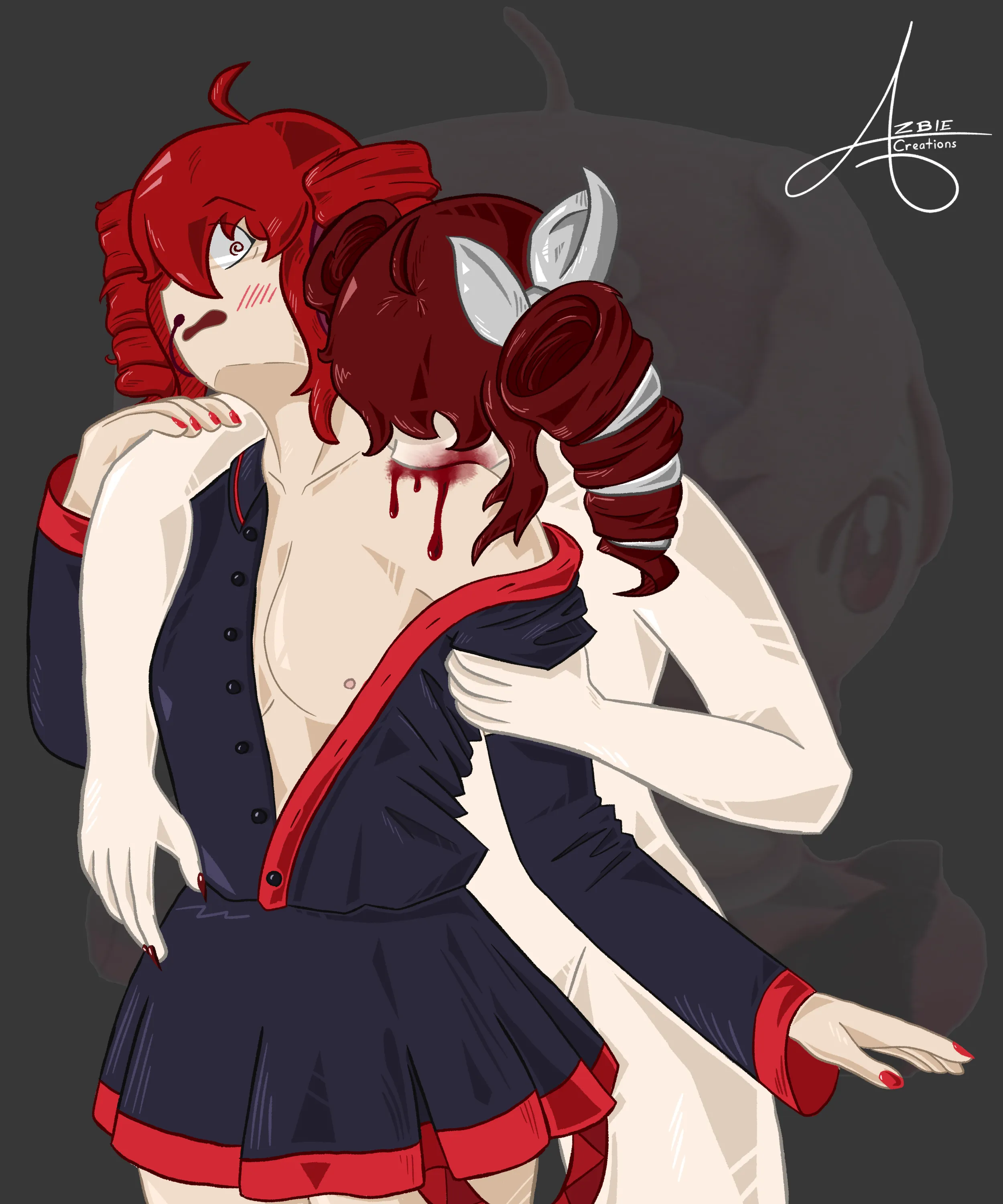 LESBIAN TETOCEST VAMPIRISM YYYEAHHHHH 🗣️ (TW: Bleeding) (Kasane Teto - Utau - SynthV) [my