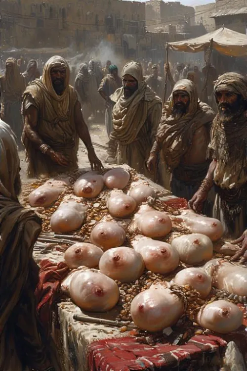 recently in absurdistan: breast market day