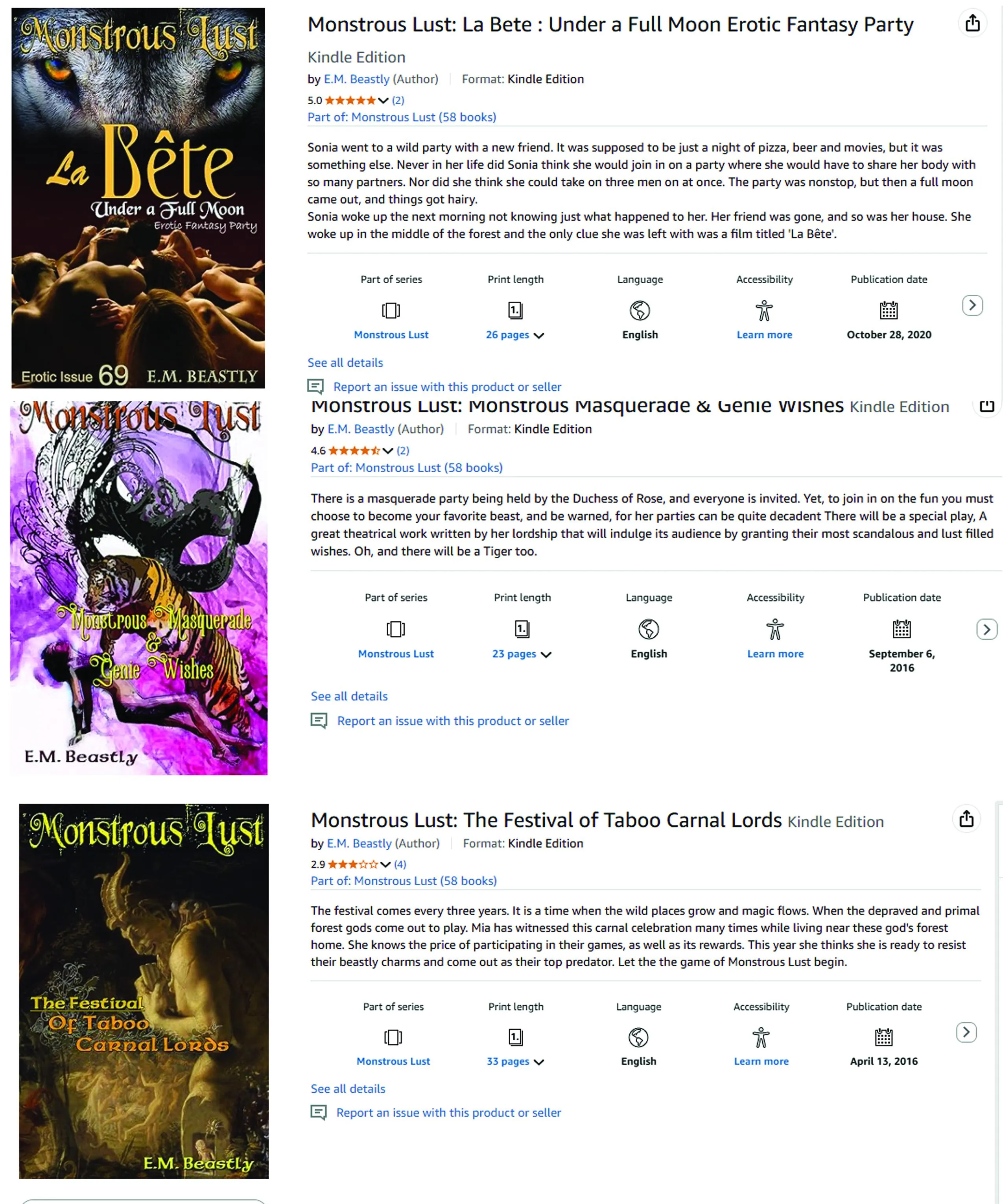 Some shameful advertising by the mod.