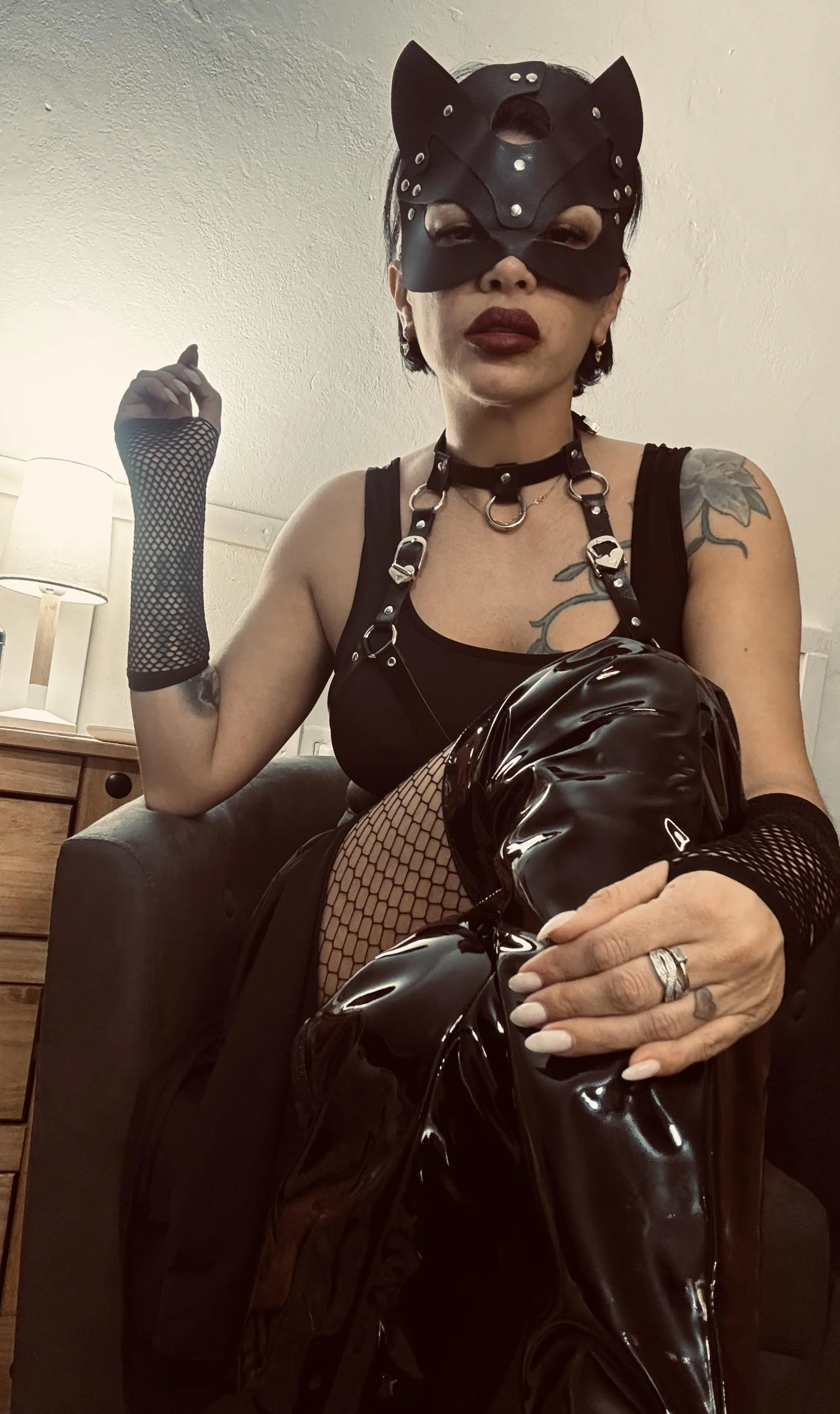 The color black empowers me… I feel powerful.