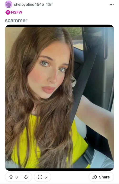 This dumass is mad bc I said no and now he said I’m a scammer this guy is so soft I bet he can’t pull bitches tell him to show you proof bc I did receive anything from this dumass