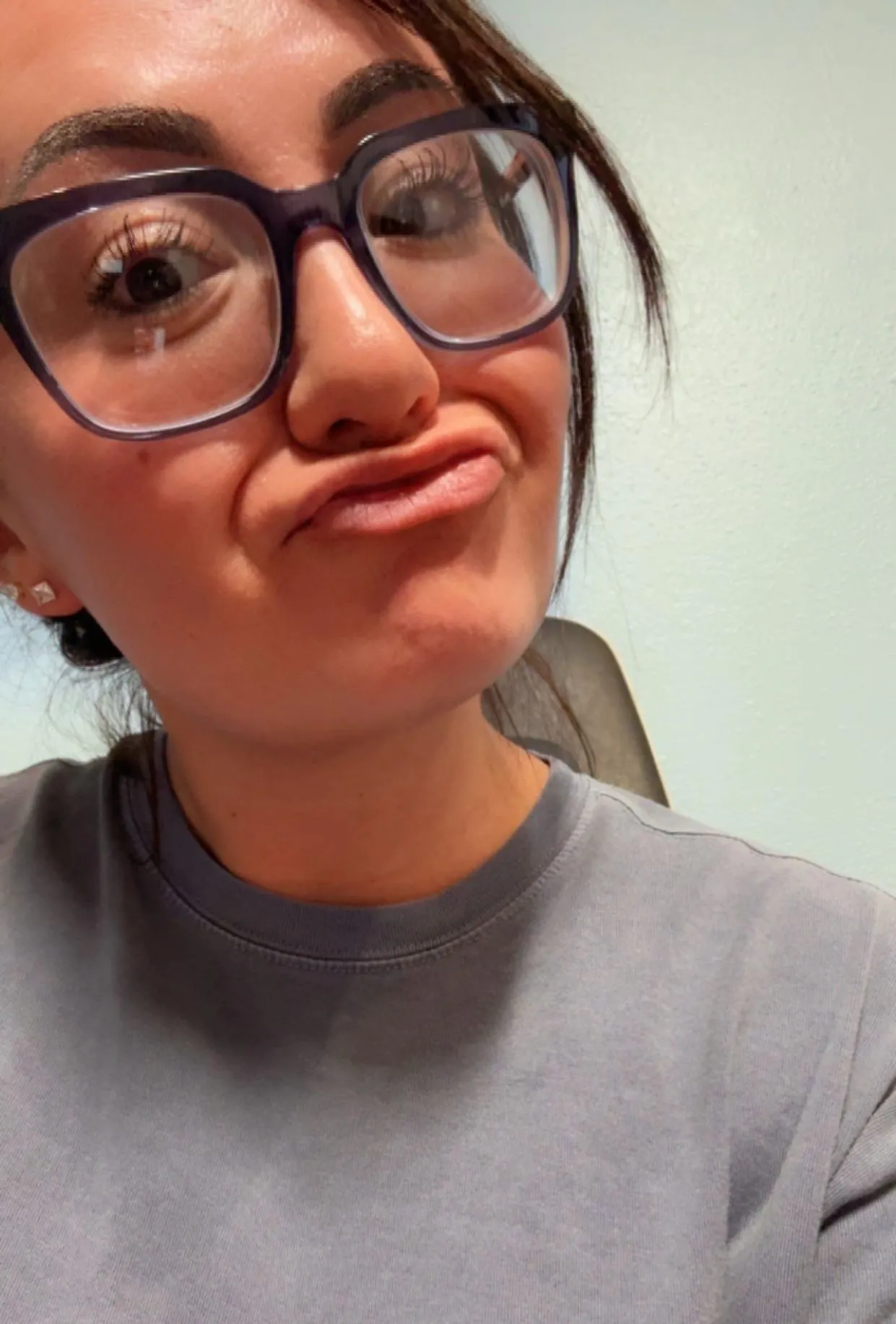 Would you with them on or off?